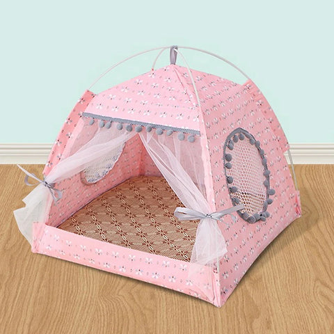 Cama de gato dobrável, Tenda para cães e gatos, Cesta para animais de estimação,