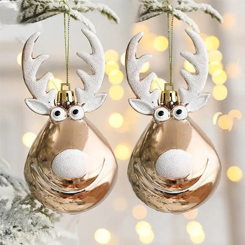 Elk Christmas Balls  Pendant  Christmas Decorations