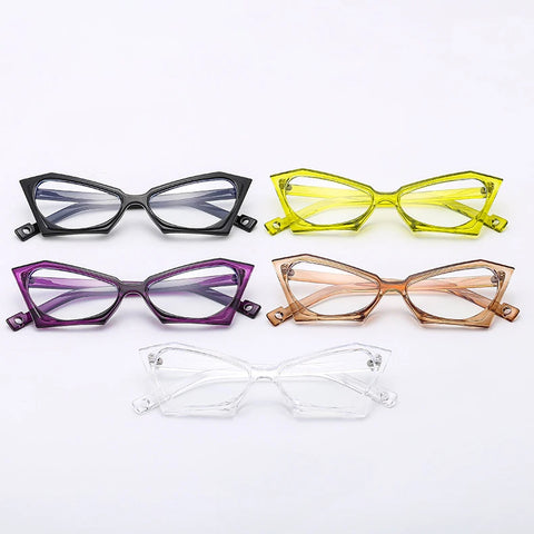 Glasses Sexy Cat Eye  For Women Fashion Polygonal