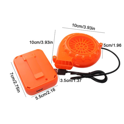 Electric Mini Fan Air Blower For Inflatable Toy Costume