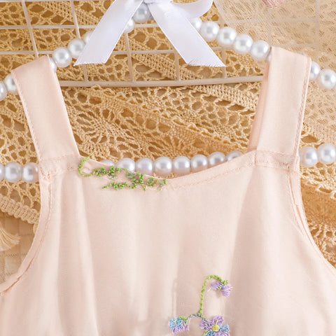 Vestido de princesa con volantes para niñas, ropa de corte en A de tul con lentejuelas brillantes y pastel para niños de 1 a 5 años, disfraces elegantes de malla para fiesta de cumpleaños