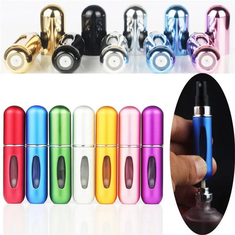 Perfume Refill Bottle Portable Mini Refillable Spray Jar Scent Pump Empty Cosmetic Perfume Containers Atomizer for Travel