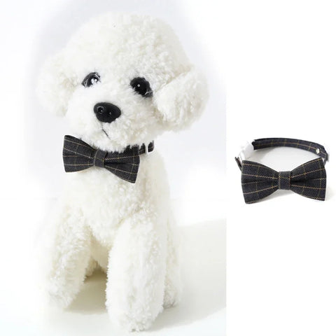 Adjustable Breakaway Collar with Bell kitten Pet Supplies Bow Tie