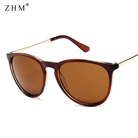 Brand Designer Sunglasses Man Retro Round