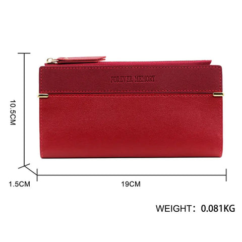 New Long Women Wallets Clutch Zipper Coin Pocket Wallet Large Capacity Card Holder