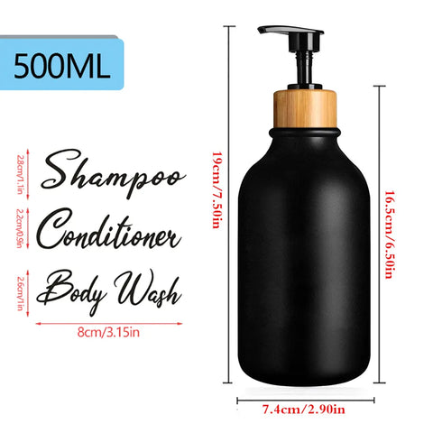 Shower Soap Dispenser Large-capacity Bathroom Shampoo Conditioner Body Wash Bottle Countertop Lotion Storage Container Bath