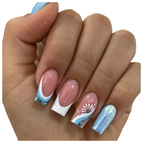 Reusable Medium Length Acrylic Fake Nails