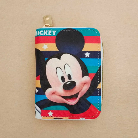 Card Wallet with Clasp and Disney Motifs