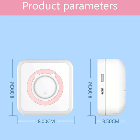 Impressora de etiquetas portátil mini impressora de etiquetas adesivas térmicas fotográficas impressoras sem tinta bluetooth mini impressora de bolso