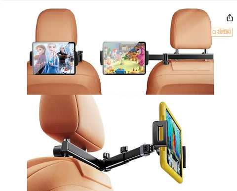 Tablet or Cell Phone Holder Car Backseat Extension Arm Car