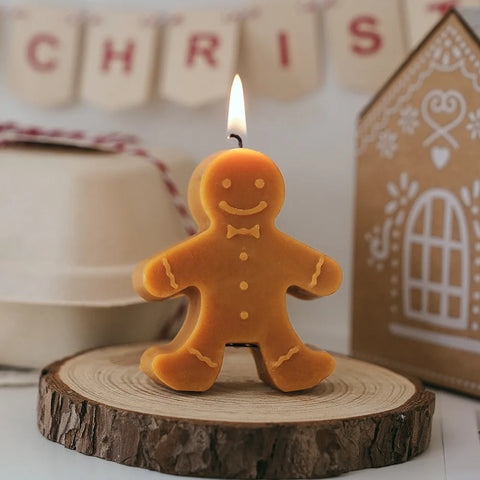 Gingerbread Man Christmas Scented Candle Aromatherapy  Decoration Small Ornaments