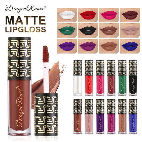 Matte Liquid Lipstick Makeup Lip Glaze Moisturizing Waterproof Durable Lip