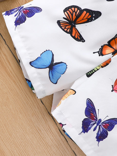 Women's Butterfly Print Jumpsuit