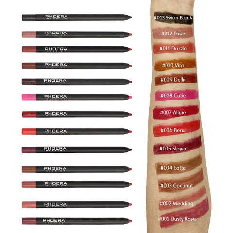 Lipliner Pencil Waterproof Lipstick Smooth Lip Gloss Lady Charming Lip Makeup Lip Liner Contour Cosmetics Maquiagem