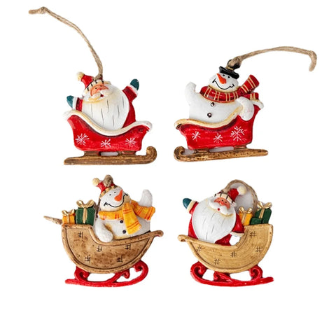 Hanging Figurines for Christmas Decoration