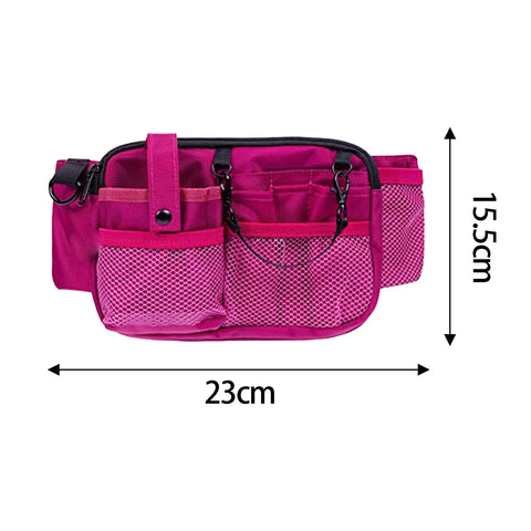 Multi Compartment Gear Pocket Nursing Organizer Belt Bag Utility Waist Pack Nursing Bag for Pen Women Work Supplies Men Scissors