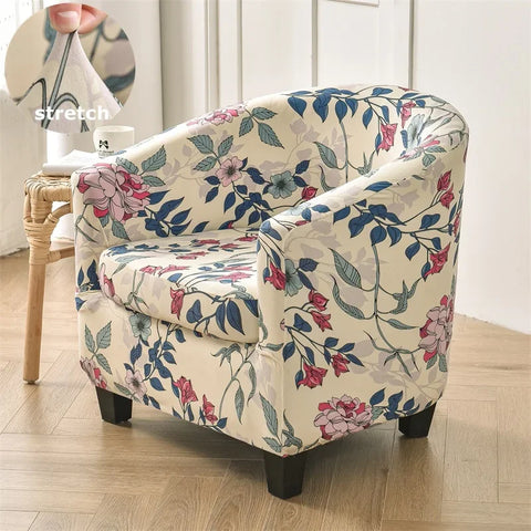 Capas de sofá individuais com estampa floral, poltronas, capa extensível, cadeira de menino preguiçosa, capa removível