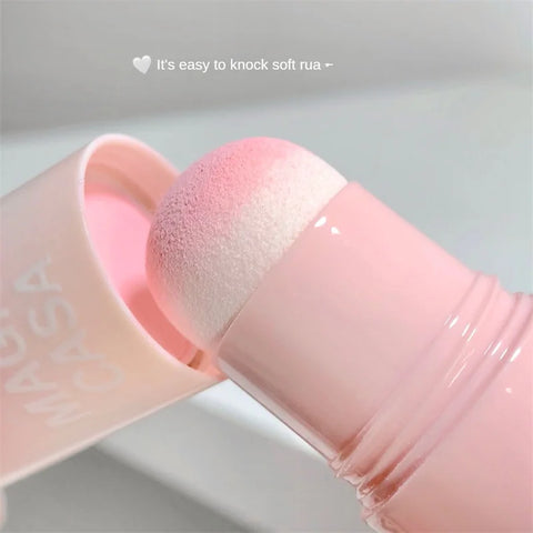 Double-ended Blush Stick Soft Face Brightening Contouring Shadow Powder Peach Pink Cheek Tint Makeup Cosmetics