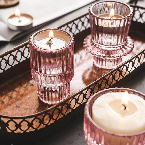 Nordic Tealight Holder Candlestick Candles Holders Table Candle Stand Romantic