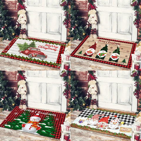 Floor Mat Entrance Door Anti Slip Mat Merry Christmas