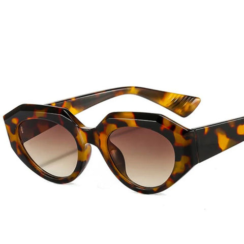 Sexy Cat Eye Sunglasses Brand Designer Small Oval