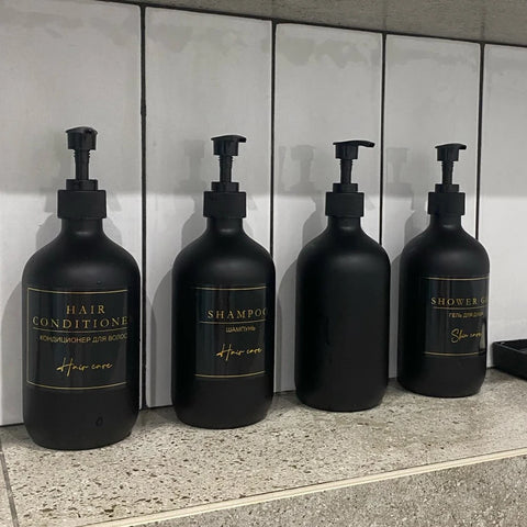 500ml Soap Dispenser Bottle Shampoo and Shower Gel Bottle Refillable Large Capacity Lotion Dispenser  Bathroom Accessories