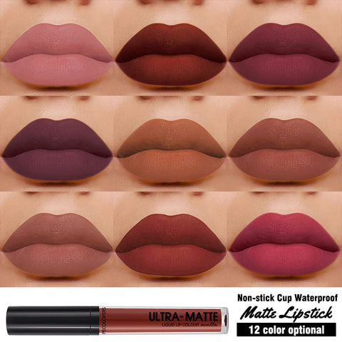 Matte Velvet Lipstick Lipliner Waterproof Lipstick Lip Gloss Lasting Lip Makeup Cosmetics