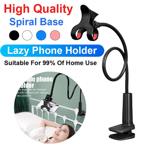 Universal Mobile Phone Holder Table Clip Bracket For Phone Flexible Holder Arm