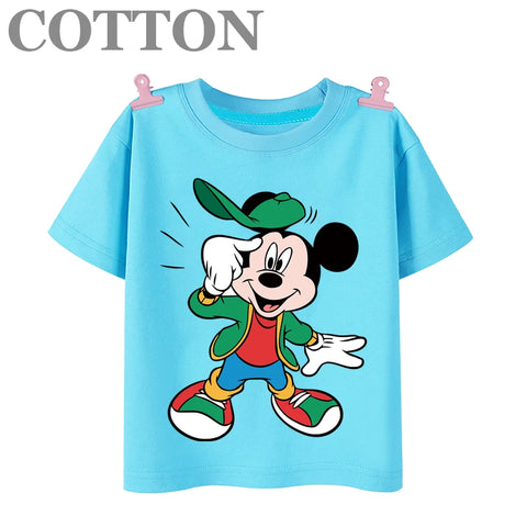 Camiseta de algodón de Mickey Mouse