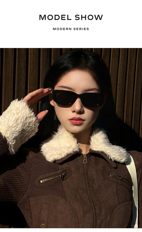 Sunglasses For Women Acetate Frame New Square Style Polarized Sun Glasses UV400 Protect Eyewear