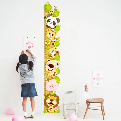 Height Measure Sticker Wallpaper For Kids