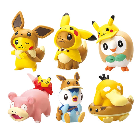 Pokémon Anime Genuine Toy Doll Pikachu Eevee Action Figures Model