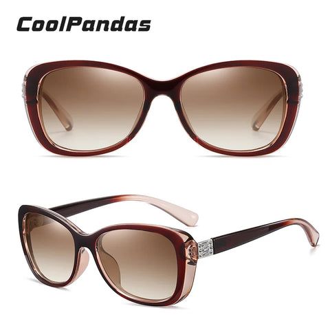 New Luxury Brand Diamond Gradient lens Sunglasses Women Polarized Glasses Driving Anti-glare