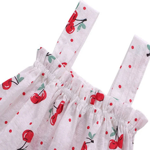 Conjunto de ropa para bebé recién nacido, para niña, estampado, minivestido y pantalones cortos, 2 piezas