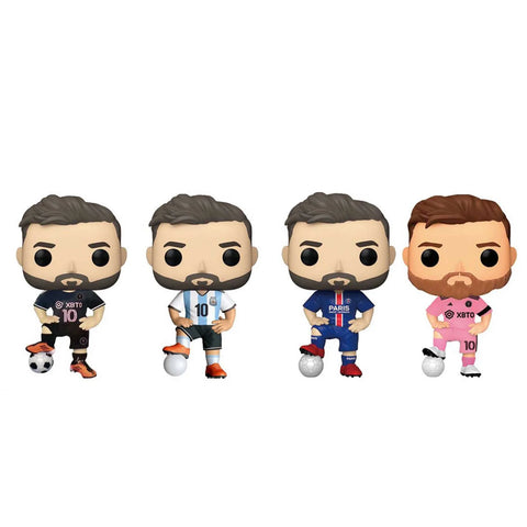 Lionel mess Figuras 4pack POP Coleção Modelo