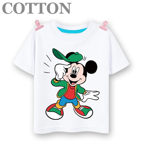 Camiseta de algodón de Mickey Mouse