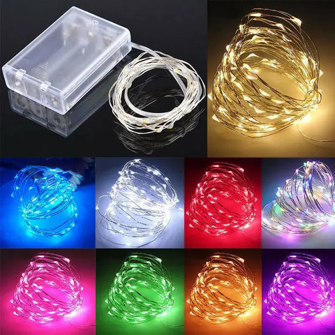 Copper Wire LED String lights lighting Party Decoration