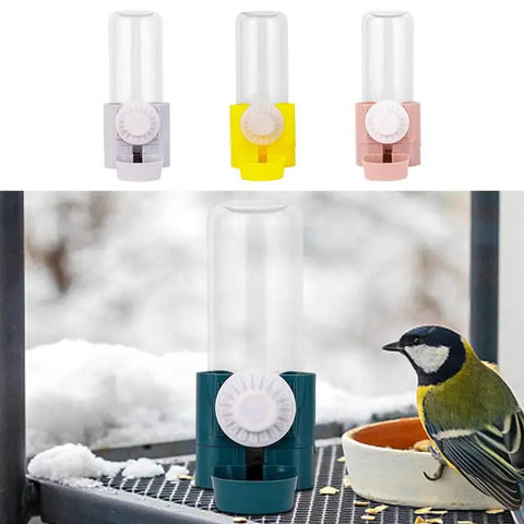 Automatic Pet Feeder Cage Hanging Water Bottle Food Container Dispenser For Puppy Kitten Rabbit Birds Pet Feeding Supplies