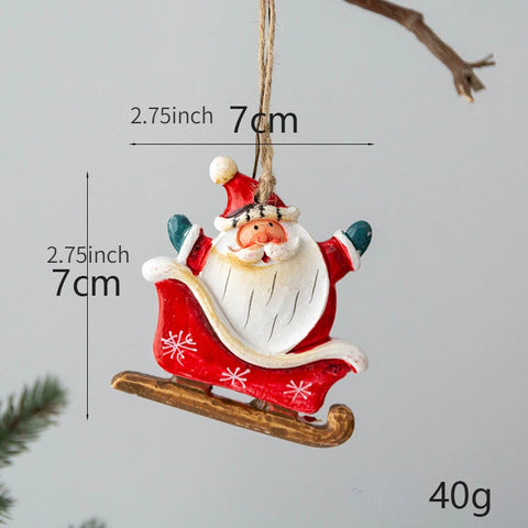 Hanging Figurines for Christmas Decoration