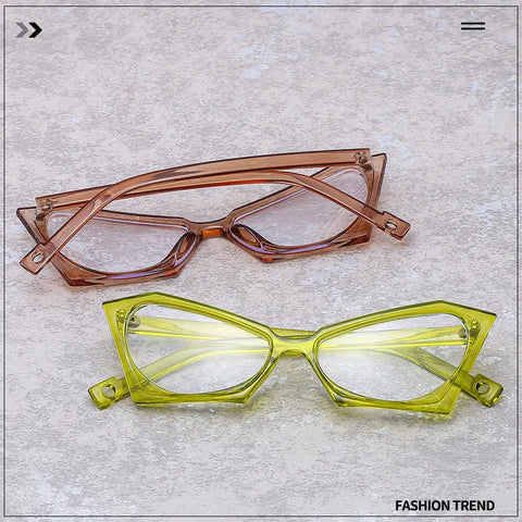 Glasses Sexy Cat Eye  For Women Fashion Polygonal