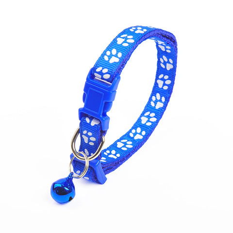 Pet Collar With Bell Cartoon Dog Puppy Kitten Collar Adjustable Safety Bell Pet Accessories