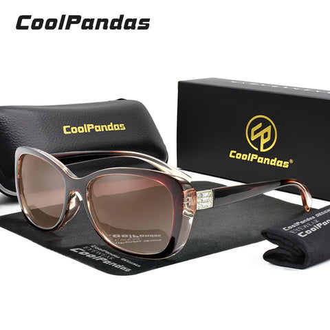 New Luxury Brand Diamond Gradient lens Sunglasses Women Polarized Glasses Driving Anti-glare