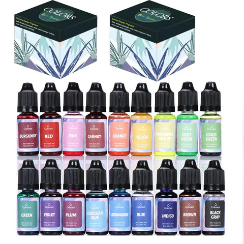 1 Set Resin Pigment Kit Art Ink Alcohol Liquid Colorant Dye Ink Diffusion DIY Epoxy Resin