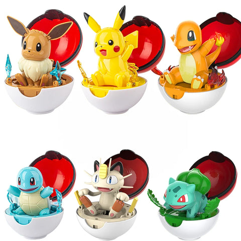 Pokémon Genuíno 6 Estilos Diferentes Conjunto de Brinquedos Pokeball Pocket Monster Figuras Modelo