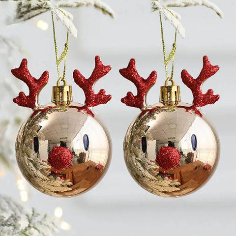 Elk Christmas Balls  Pendant  Christmas Decorations