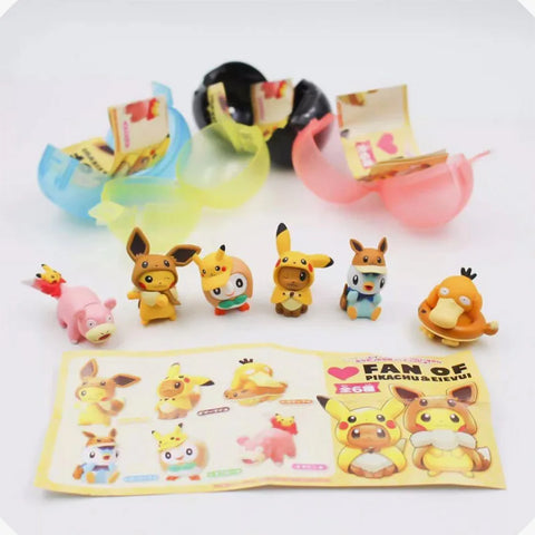 Pokémon Anime Genuine Toy Doll Pikachu Eevee Action Figures Model