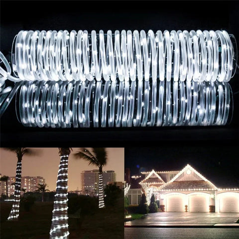 Rope Strip Light Solar Outdoor Lights Waterproof Tube Outdoor  Christmas Décor