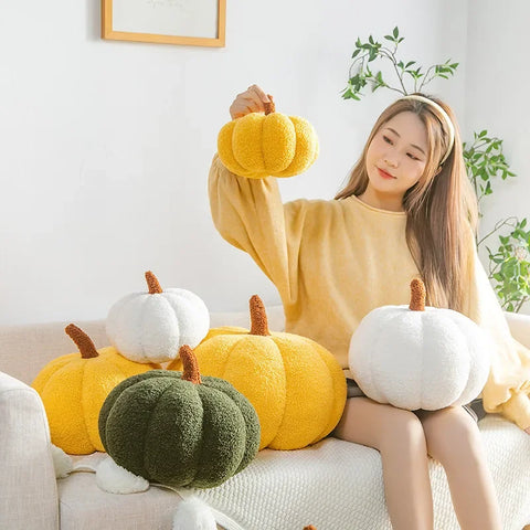 Pillow Cute and Creative Pumpkin Plush for Decoration