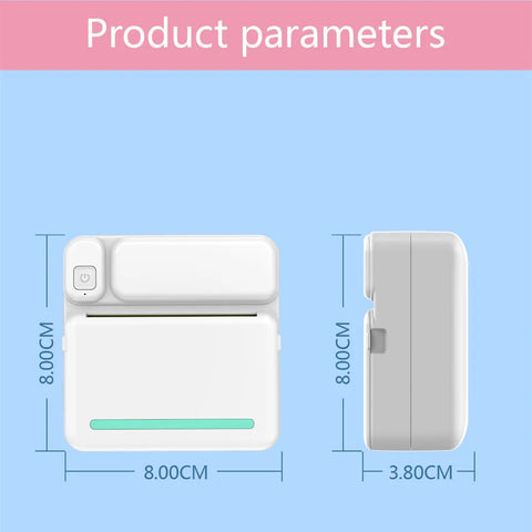 Impressora de etiquetas portátil mini impressora de etiquetas adesivas térmicas fotográficas impressoras sem tinta bluetooth mini impressora de bolso