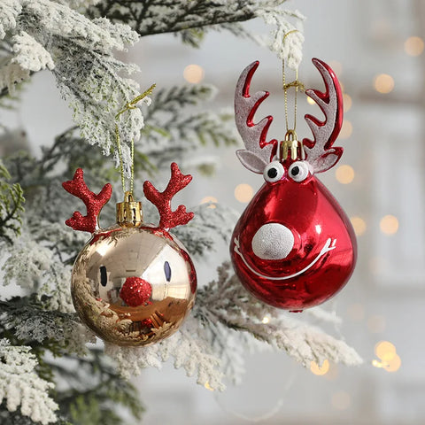 Elk Christmas Balls  Pendant  Christmas Decorations